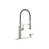 Koehler-Sous Pro-Style Single Handle Pull Down Sprayer Kitchen Faucet in Vibrant Stainless Steel